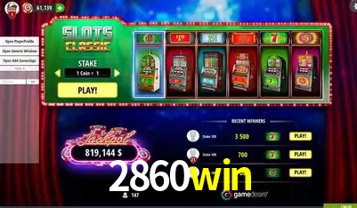 Descubra o Mundo do Cassino Online com 2860win